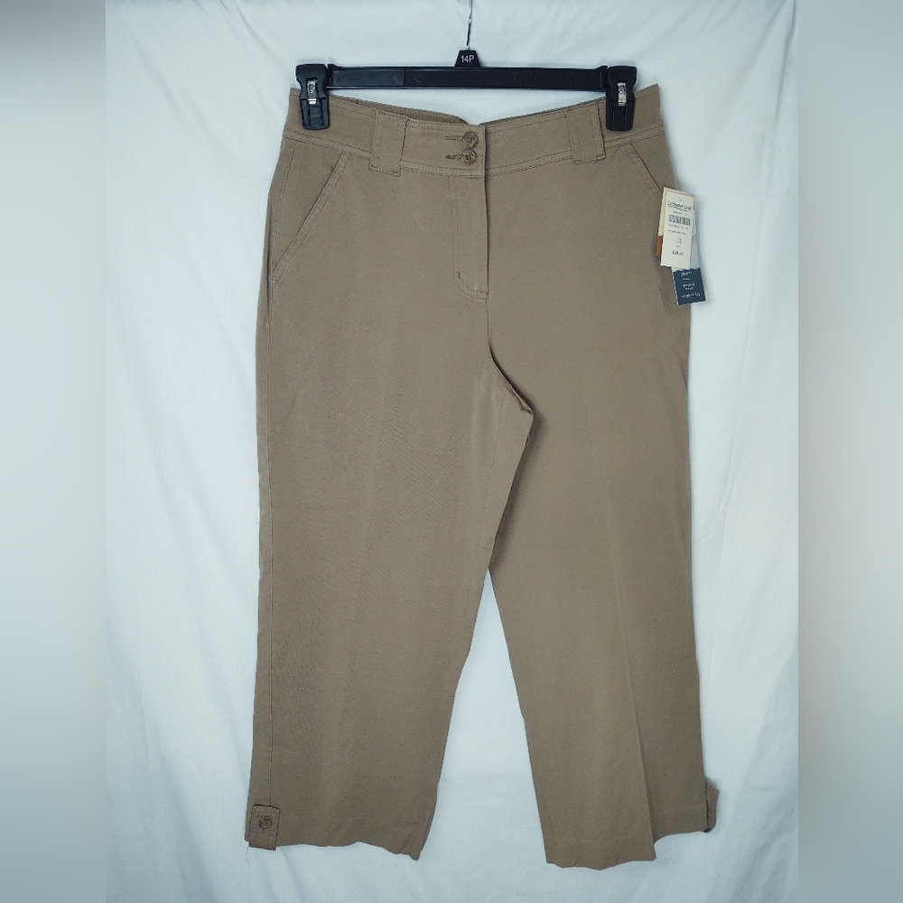 NWT Coldwater Creek Cropped Ivy Fit Pants